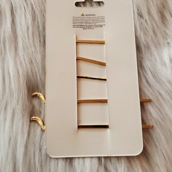 Gold Snake hair pin set - Picture 2 of 3